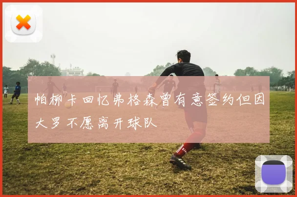 帕柳卡回忆弗格森曾有意签约但因大罗不愿离开球队